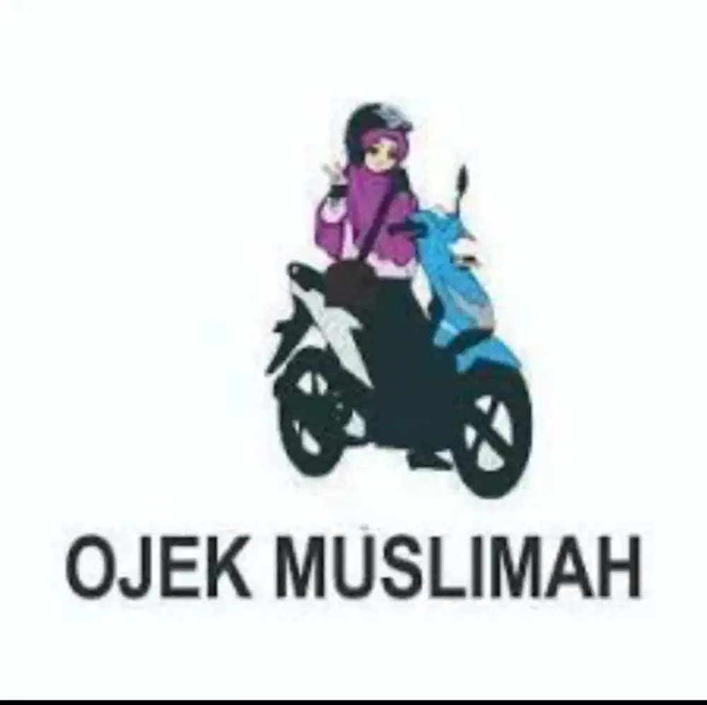 Ojek panggilan wanita dan anak sekolah