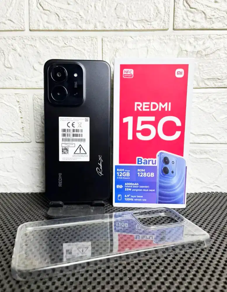 Redmi 15c 6/128 GB Fullset Garansi 12 Bulan+