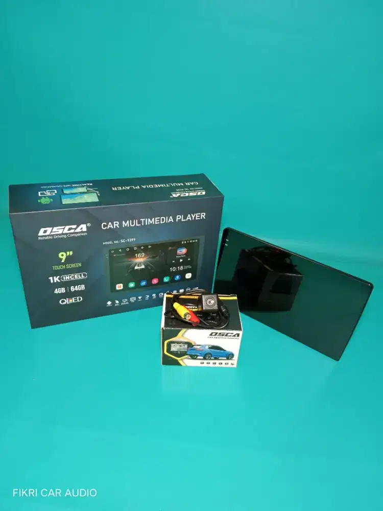 Headunit Android OSCA SC-9399 9 4/64 OS14 QLEDCarplay & Camera Parkir