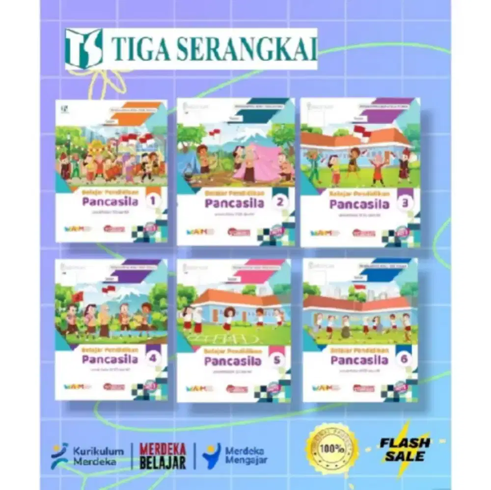 Buku pelajaran SD / MI SMP peenrbit Tiga serangkai