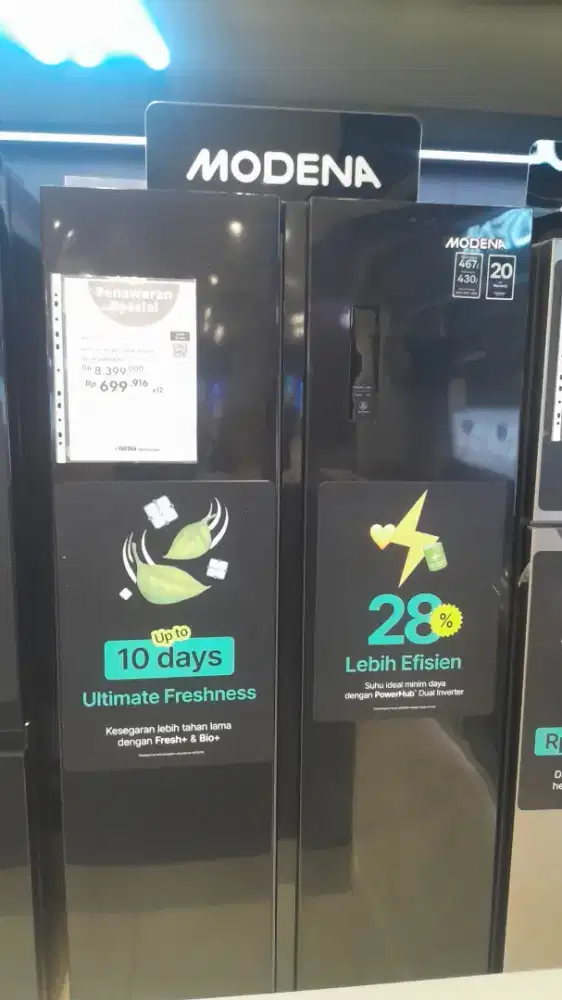 KULKAS SIDE BY SIDE RF 4670 sabk