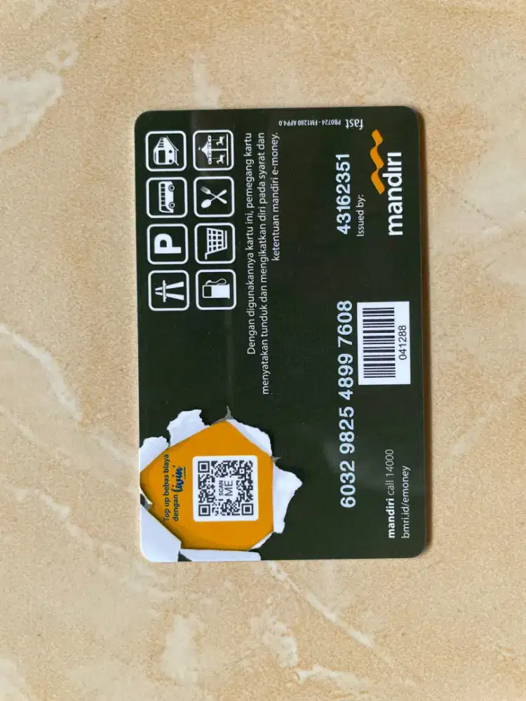 Kartu e-money baru