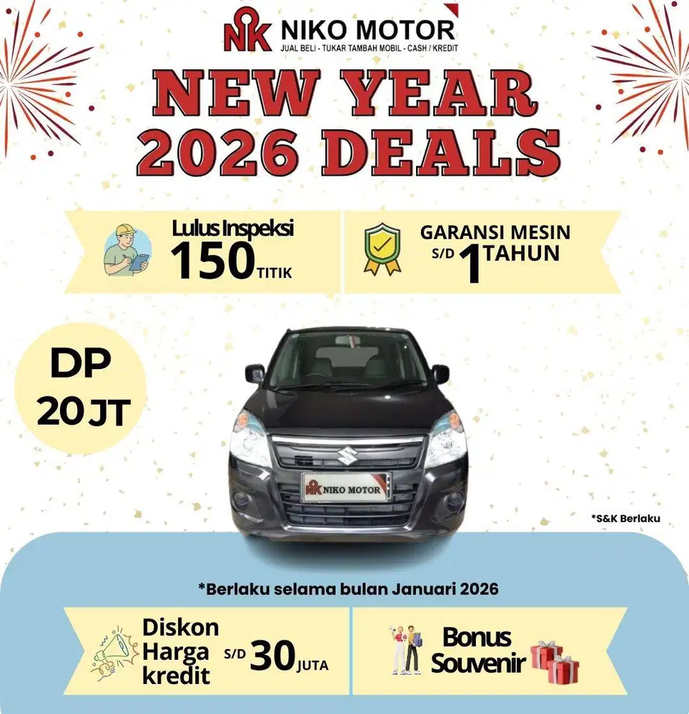 (ANTIK KM10RB) KARIMUN 1.0 GL 2020 MT : 2019|2021