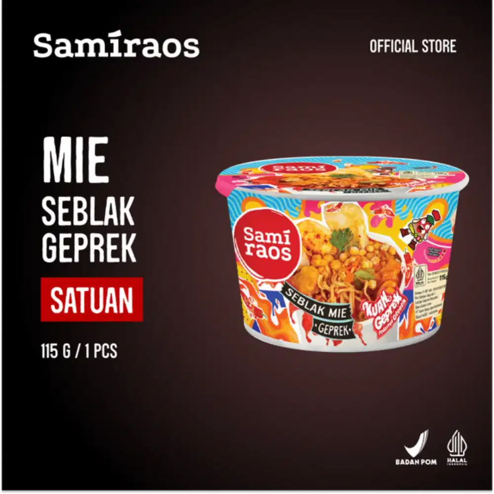 Sami Raos - Makanan Mie Seblak Geprek Pedas