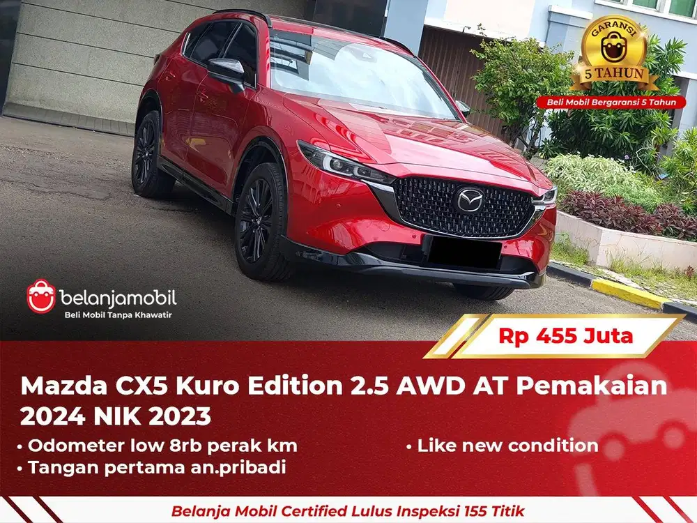 [ GARANSI 5TH ] Mazda CX-5 CX5 CX 5 Kuro Edition 2.5 AWD AT 2023/2024