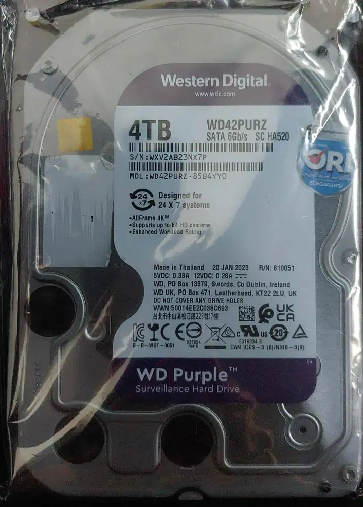 HDD WD Purple 4TB