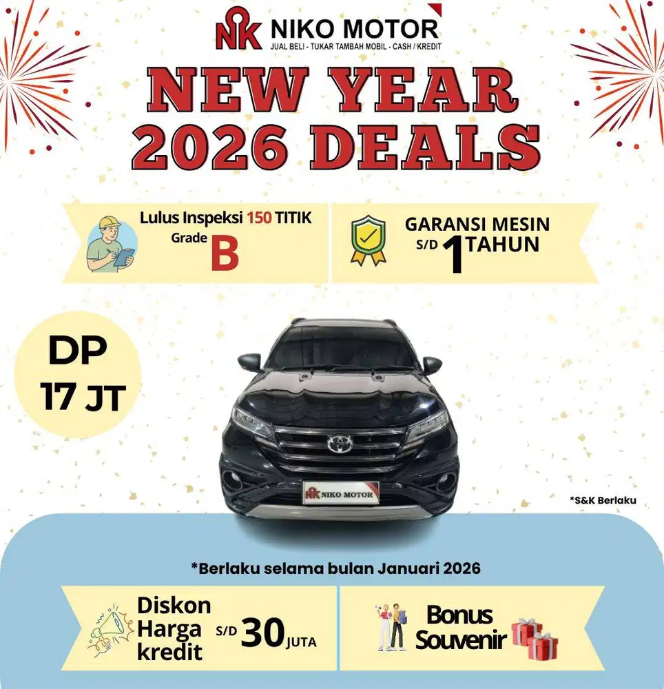 (ANTIK KM28RB) RUSH 1.5 S GR 2022 AT :2021|2023