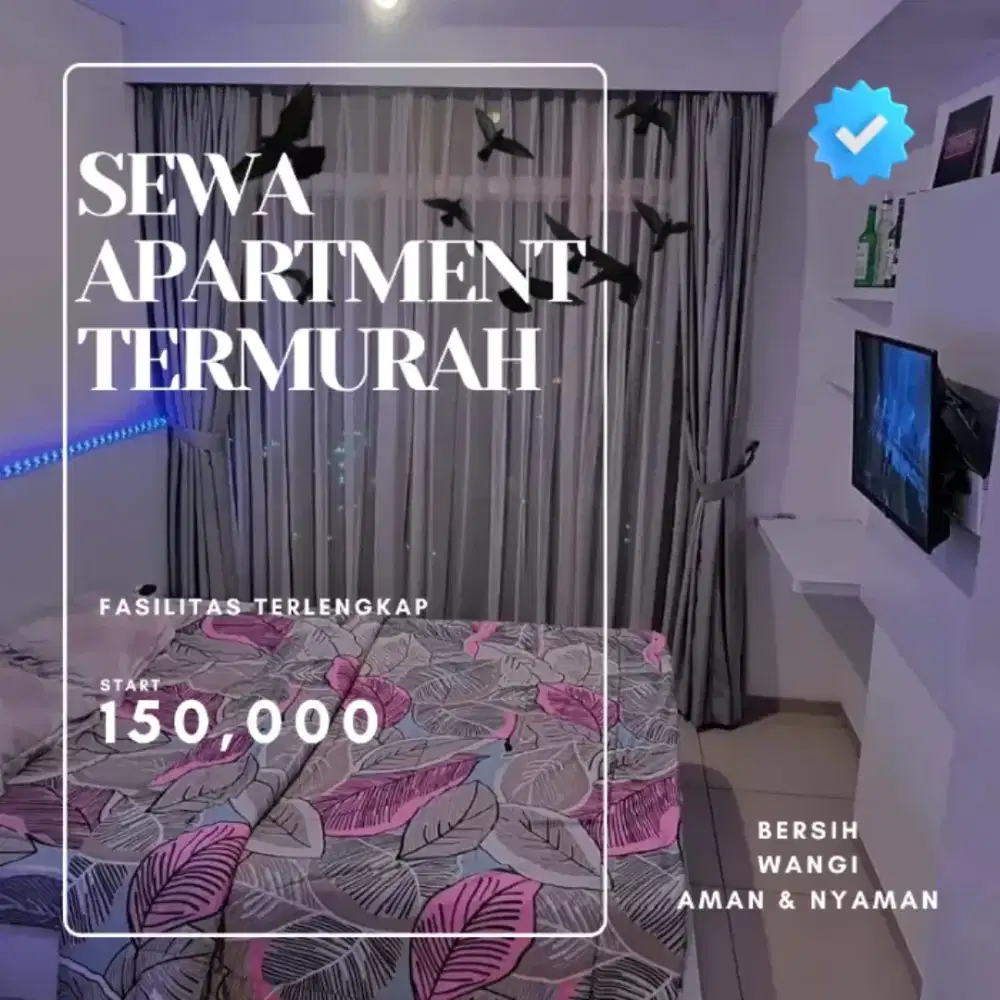 Sewa apartemen Tangerang Green Lake View Harian/Transit Termurah