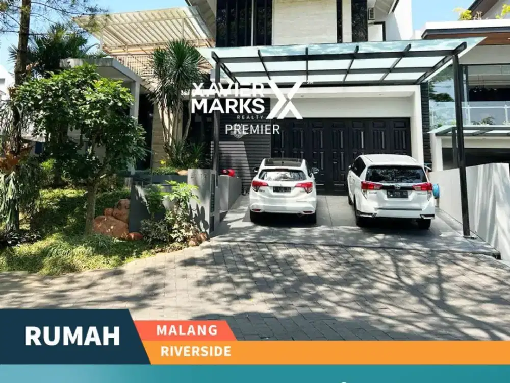 Rumah Mewah Private Pool Full Furnished Di Riverside Blimbing Malang