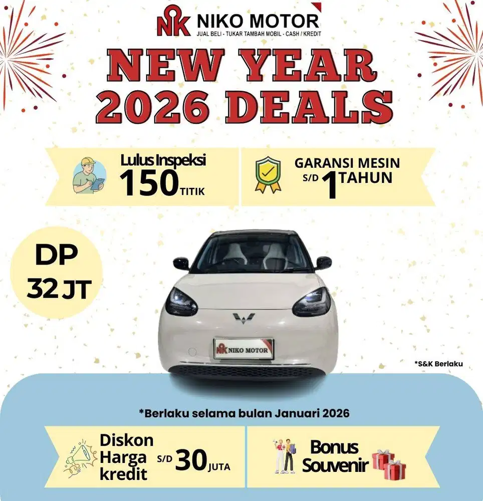 (SPT BARU KM3RB+)BINGUO EV 410 PREMIUM RANGE 2024/2025 AT