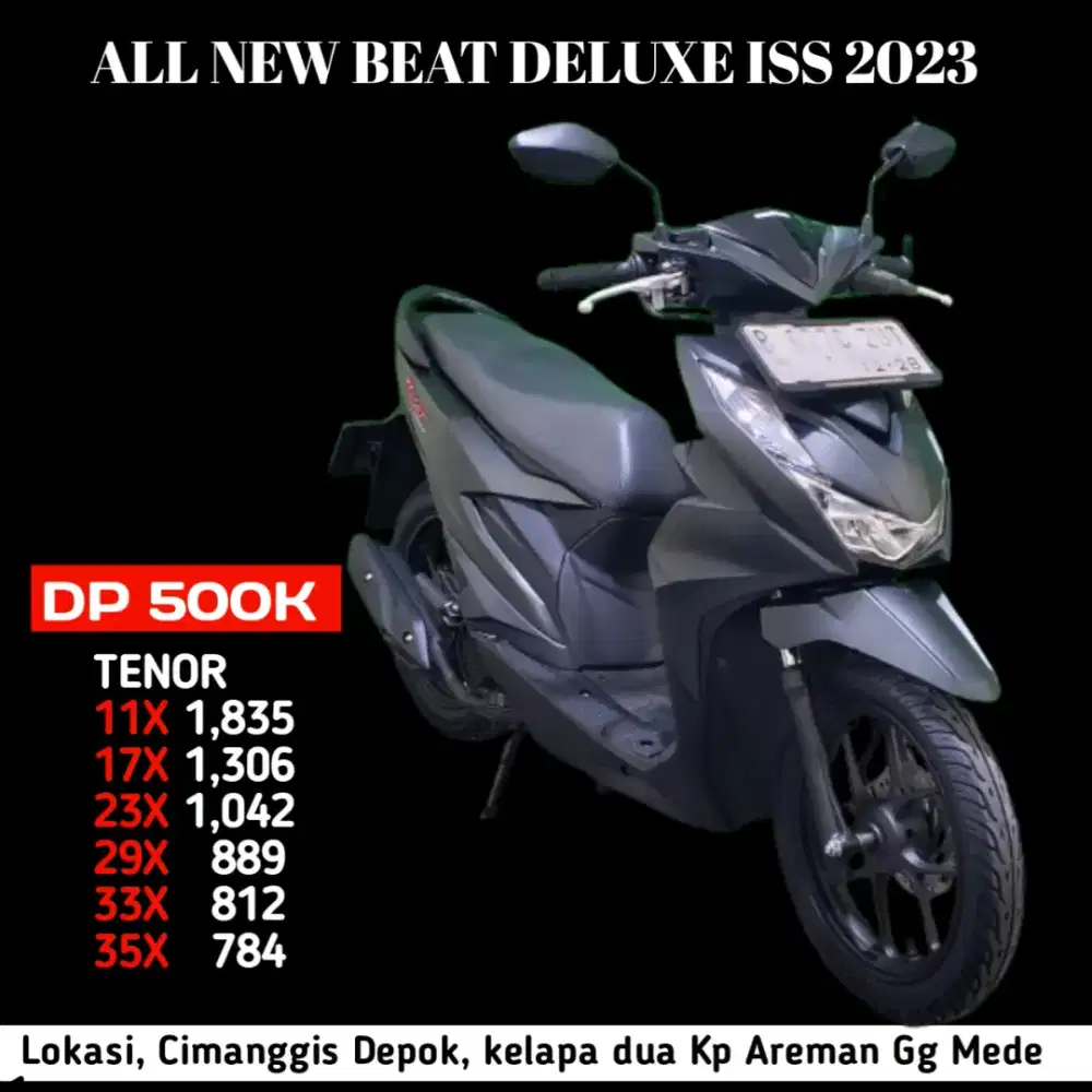 HONDA NEW BEAT DELUXE 2023 KREDIT DP 500