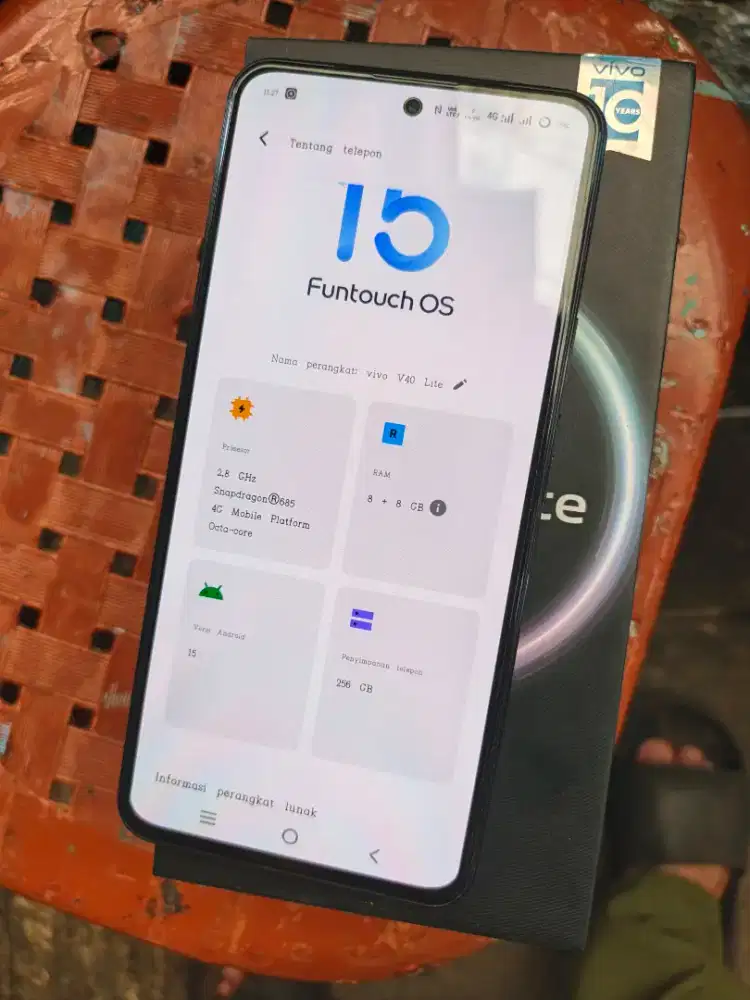 Vivo v40 lite 8/256 fulset mlus sgel