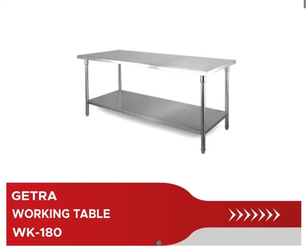 3 Pcs Meja Stainless Getra WK 180