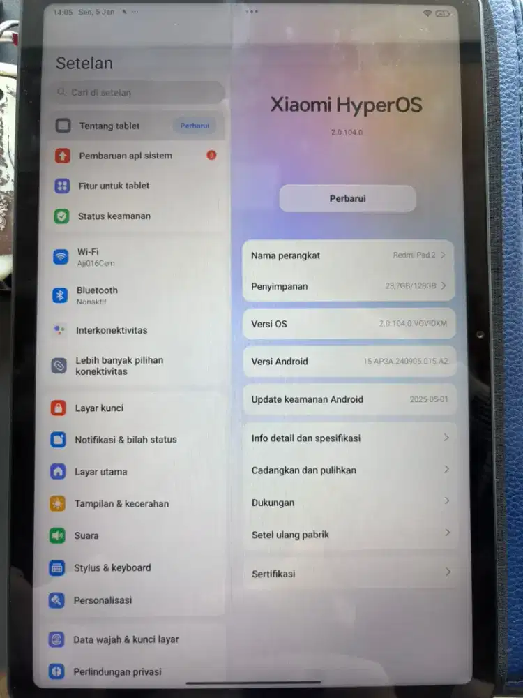 Redmi Pad 2, 4/128, 1.800.000 Nego