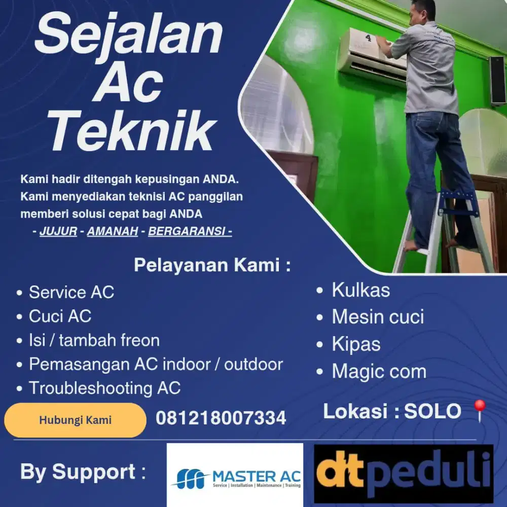 Servis AC , Kulkas , Kipas Angin , Magicom , dll