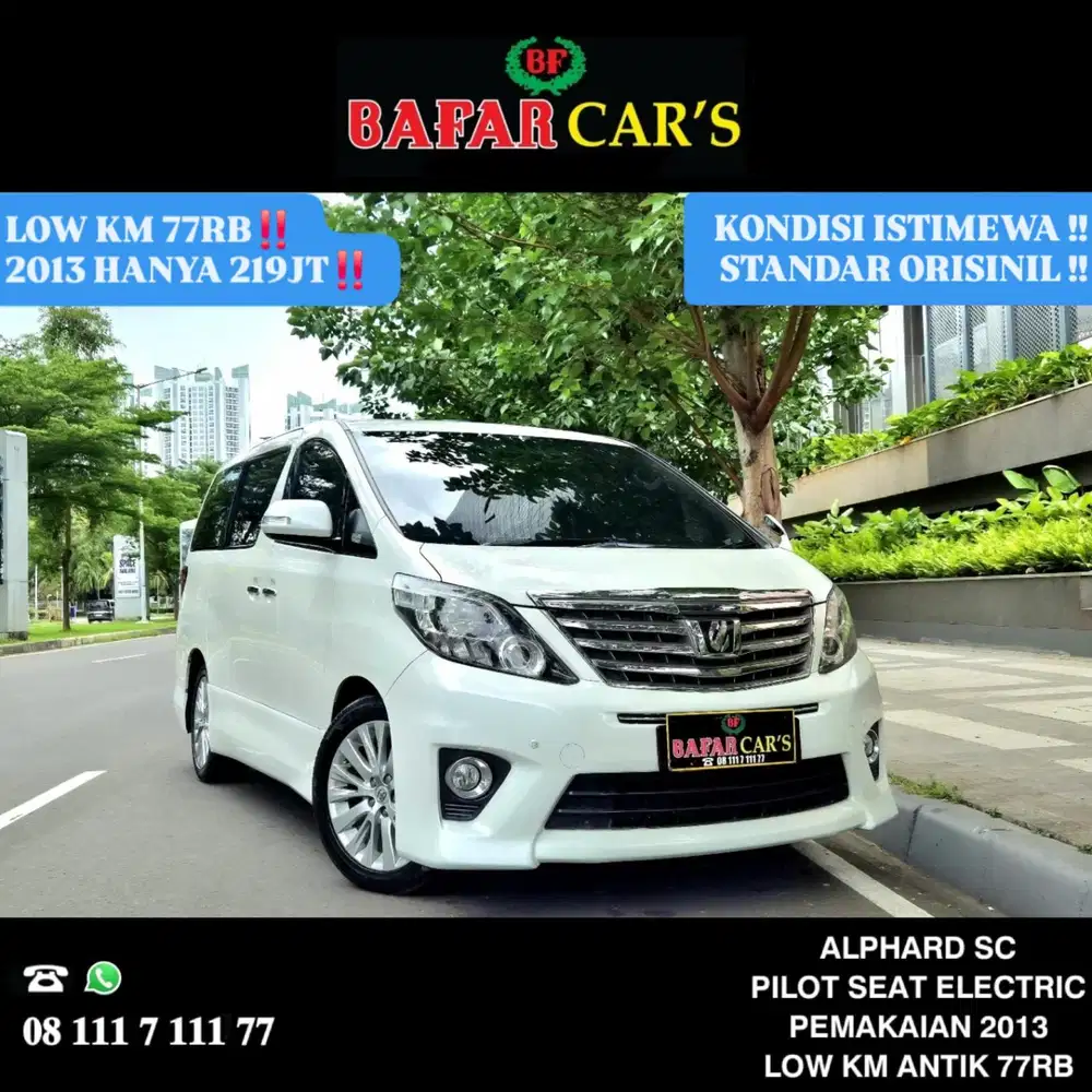 Toyota Alphard SC Pilot Seat