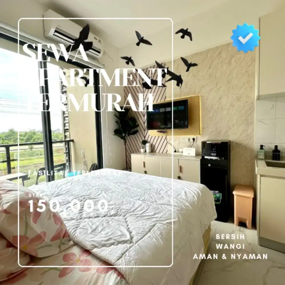 Sewa apartemen Tangerang SKY HOUSE BSD CITY Harian/Transit Termurah