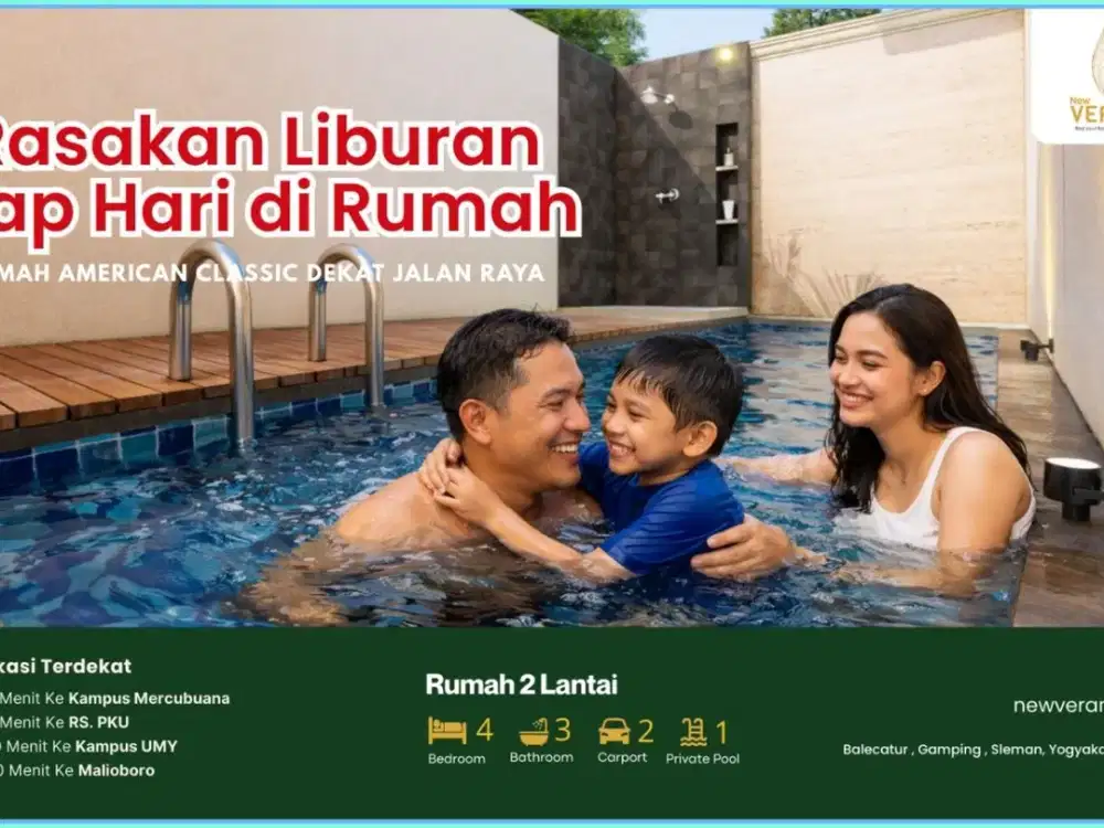 HUNIAN DALAM CLUSTER SLEMAN FASILITAS LENGKAP AKSES LEBAR DEPAN RS PKU GAMPING