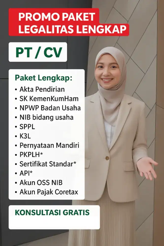 Perlengkapan Usaha Kantor PT