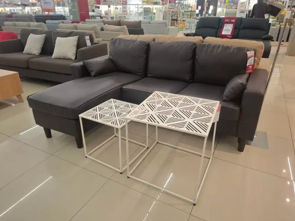 SOFA KULIT L KANA/KIRI COKLAT BISA CICIL 0%