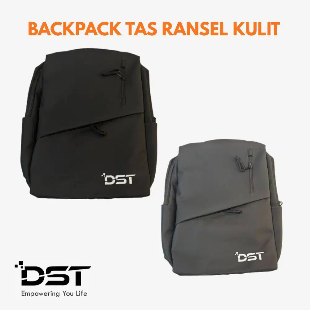 DST Backpack Tas Ransel Kulit Import Anti Air 15.6 inch
