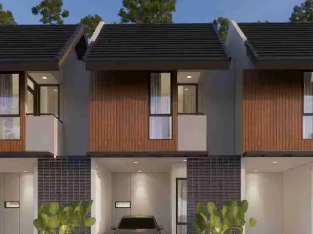 Town house aesthetic 2 Lantai Depok, Harga promo 489 Juta bisa KPR bank