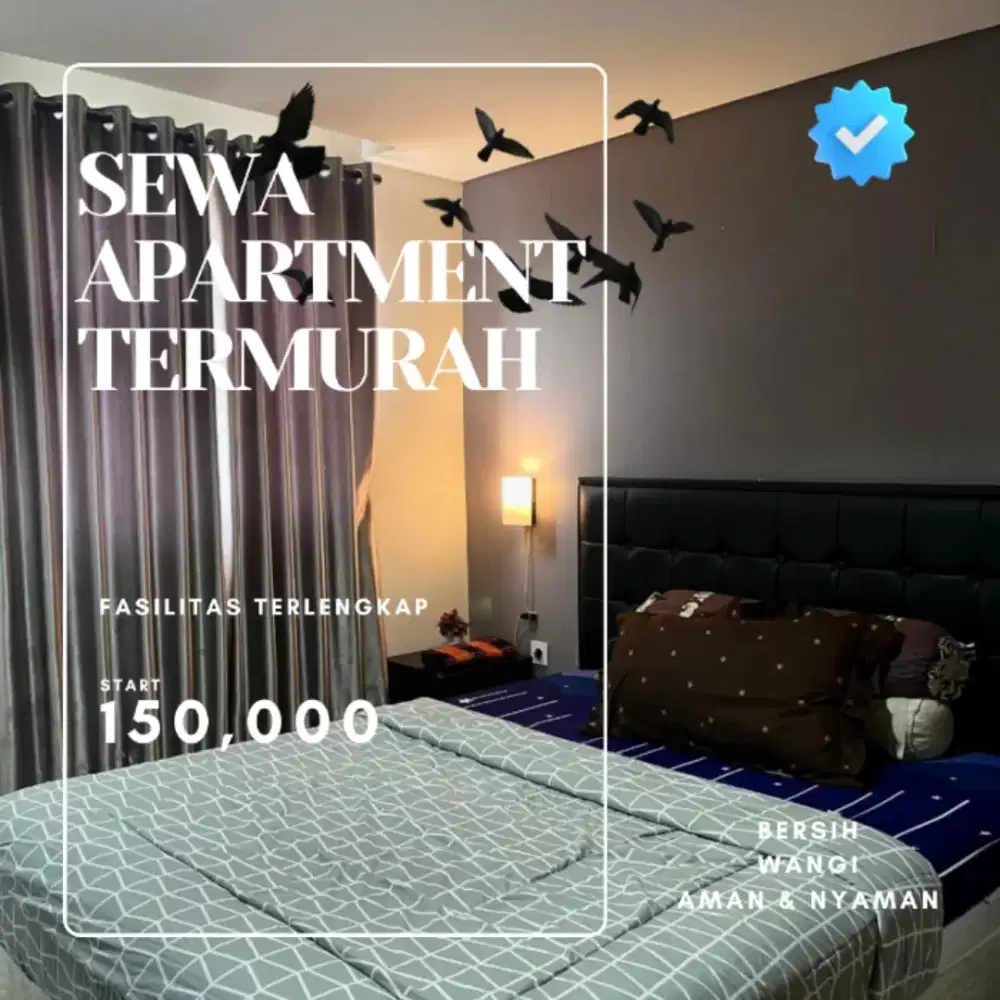Sewa apartemen Tangerang TREEPARK CITY Harian/Transit Termurah