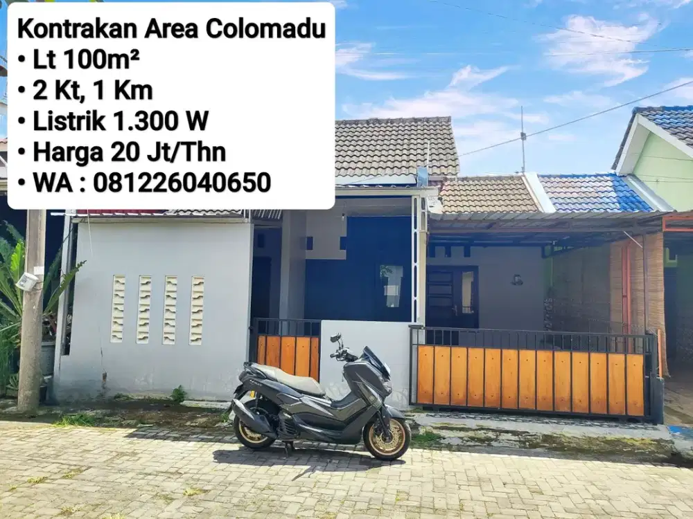 Sewa Rumah Area Colomadu, Dekat Alana Hotel, Kampus UMS, Manahan Solo