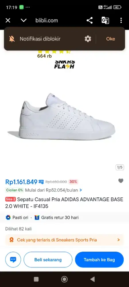 adidas putih original