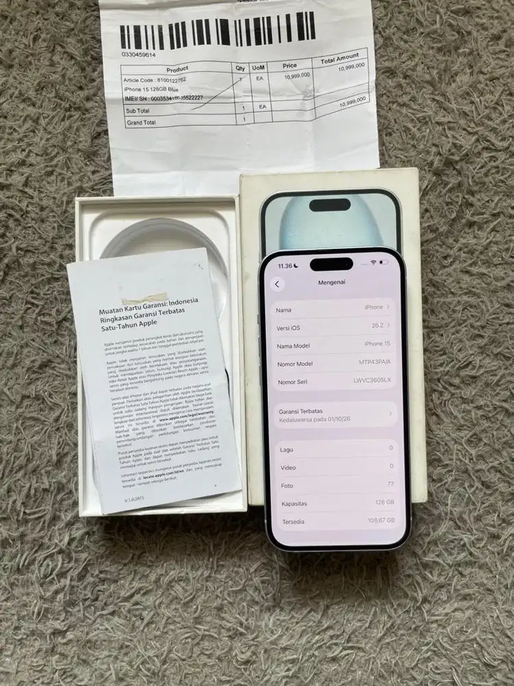 Iphone 15 128GB Ibox