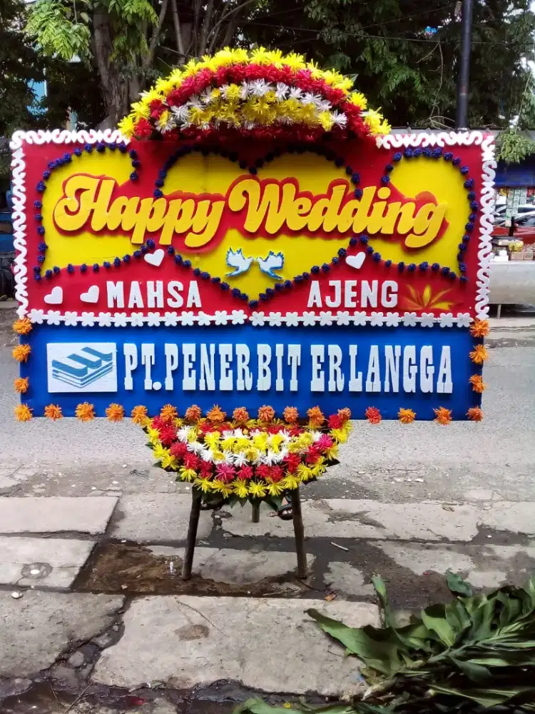 Karangan Ucapan Bunga Papan