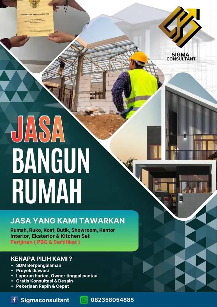 JASA BANGUN RUMAH DAN PERIJINAN