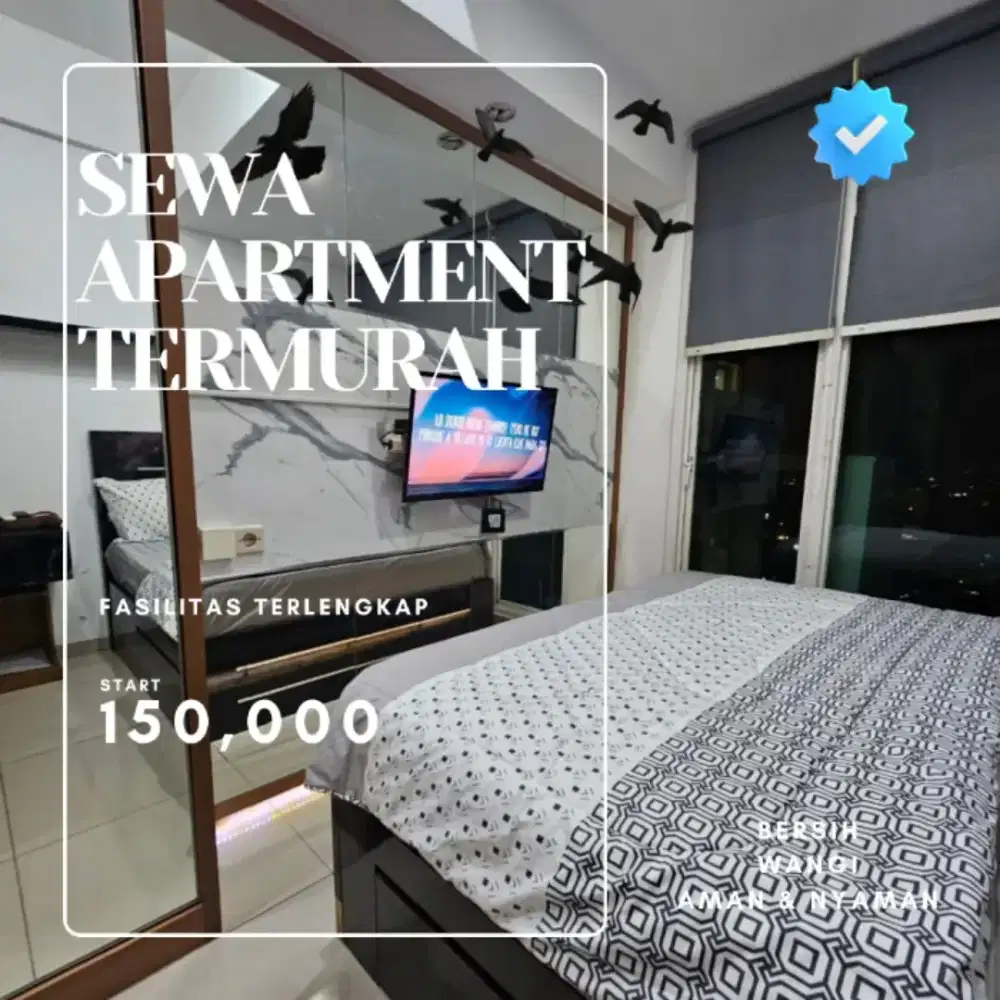 Sewa apartemen Tangerang TREEPARK BSD SERPONG Harian/Transit Termurah
