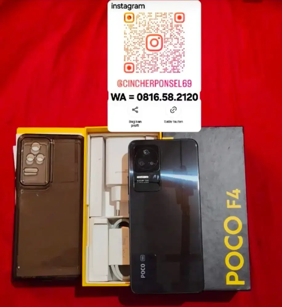 Jual hp bekas poco F4 8/256 5G fullset ORIGINAL istimewa siap pakai