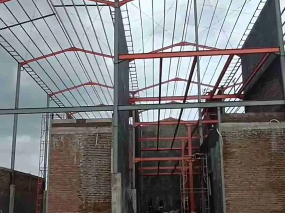 Bisa lewat Truck 40 feet‼️Jual Gudang Baru di Raya Kalijudan MERR