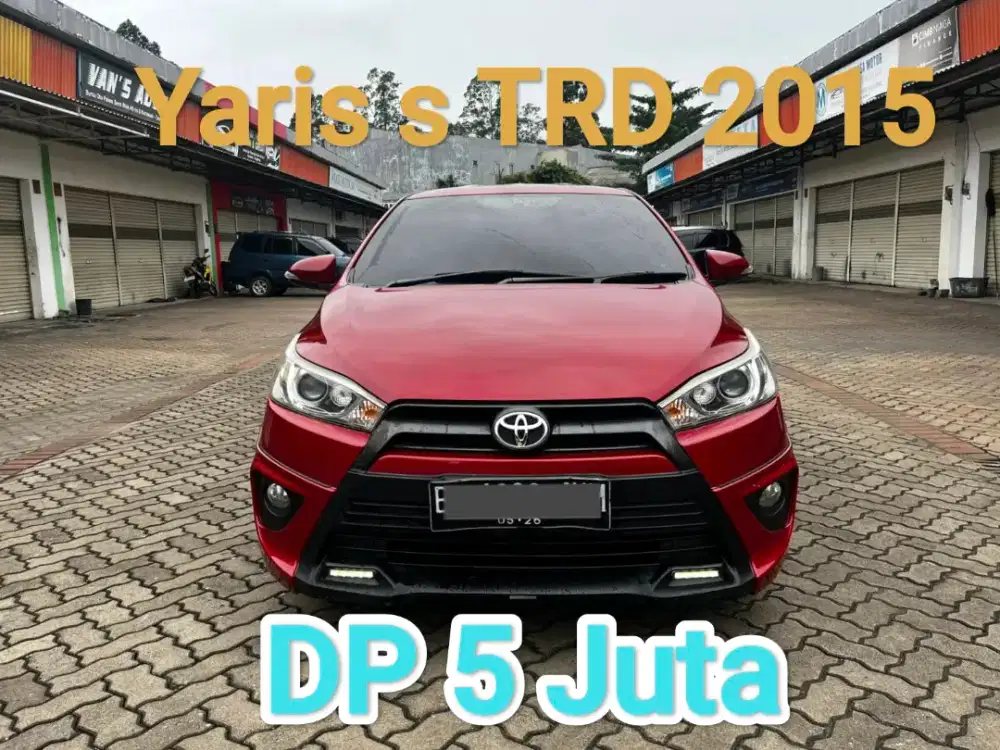 5JT YARIS S TRD 2016 RED EDITION RARE !!