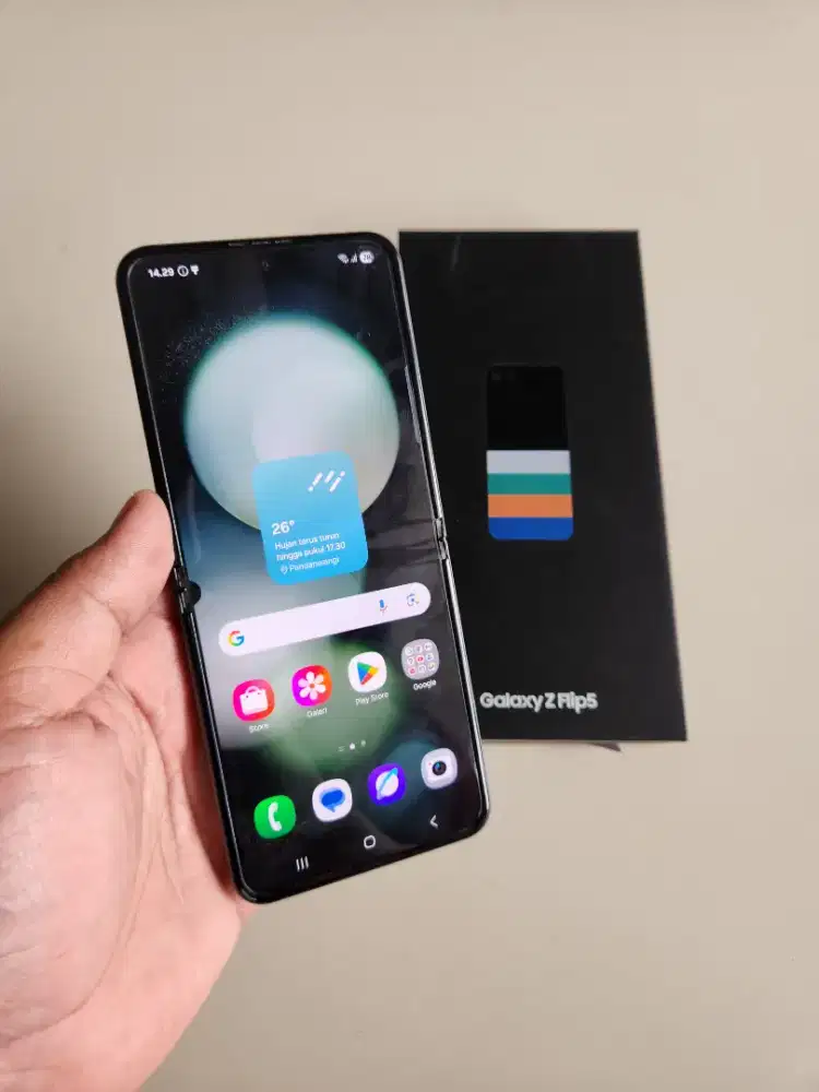 Samsung Z Flip 5 512gb 5G Green SEIN Resmi Indo Murah Minus Dikit