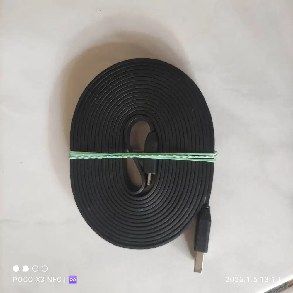 kabel data charger usb to micro panjang 3 meter