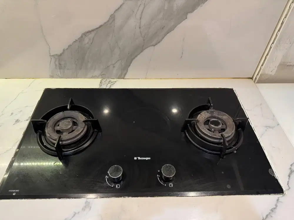 PRELOVED KOMPOR TANAM TECNOGAS 2 TUNGKU H72VBCIBG15