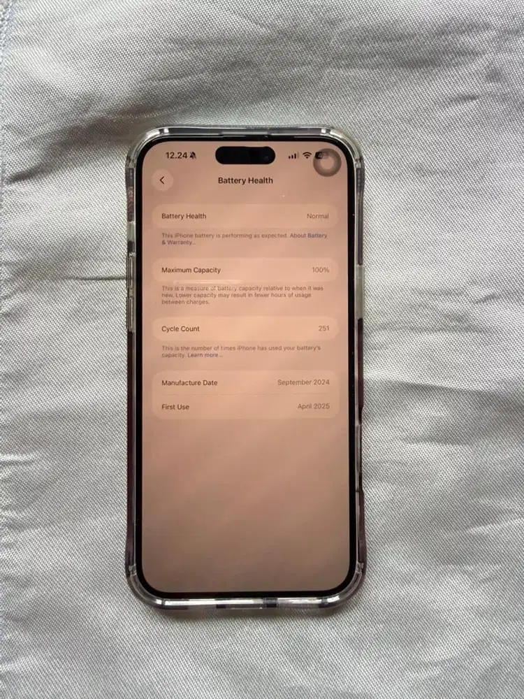 Iphone 16 Plus 128GB warna Teal masih garansi Ibox