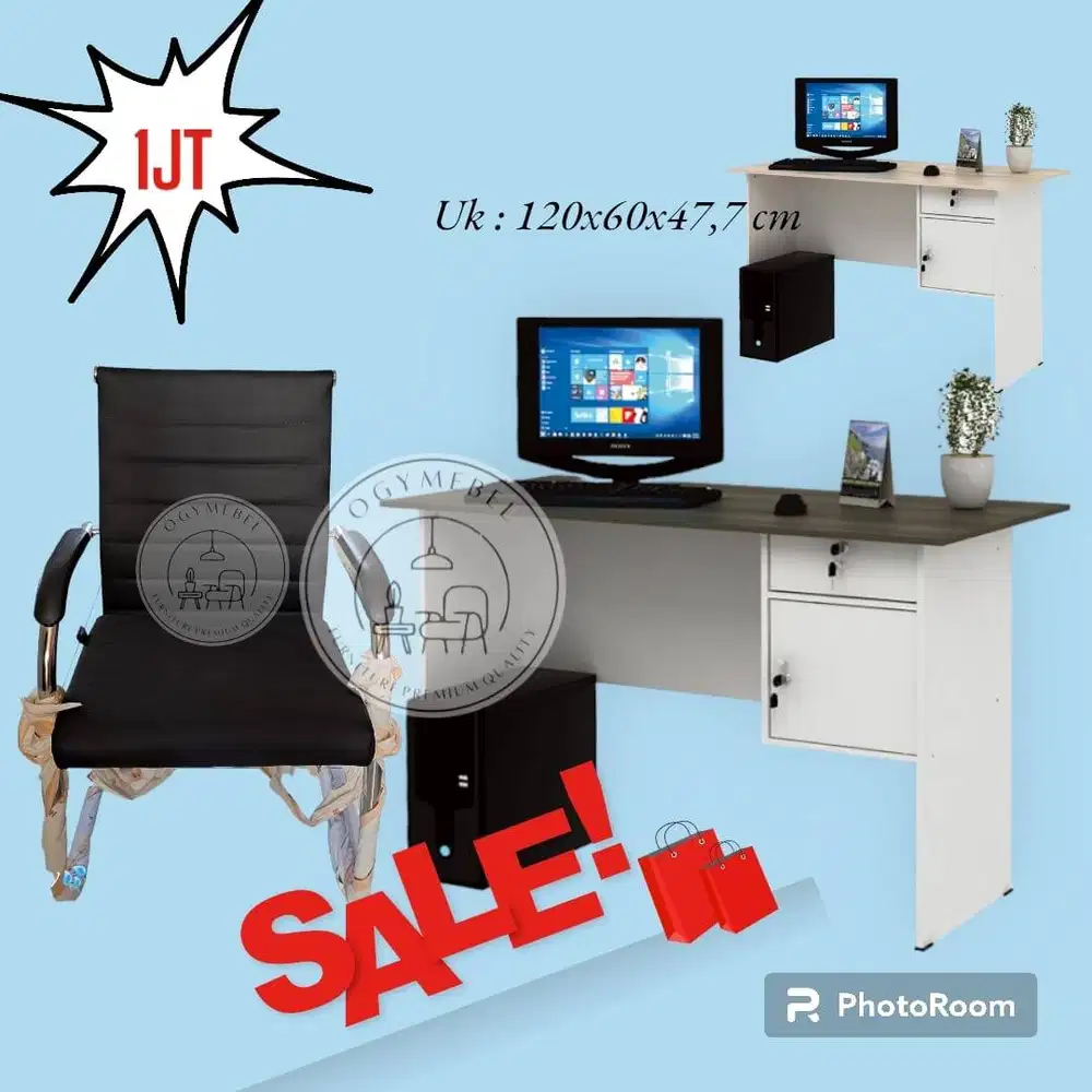 SALE MEJA SET KURSI HADAP