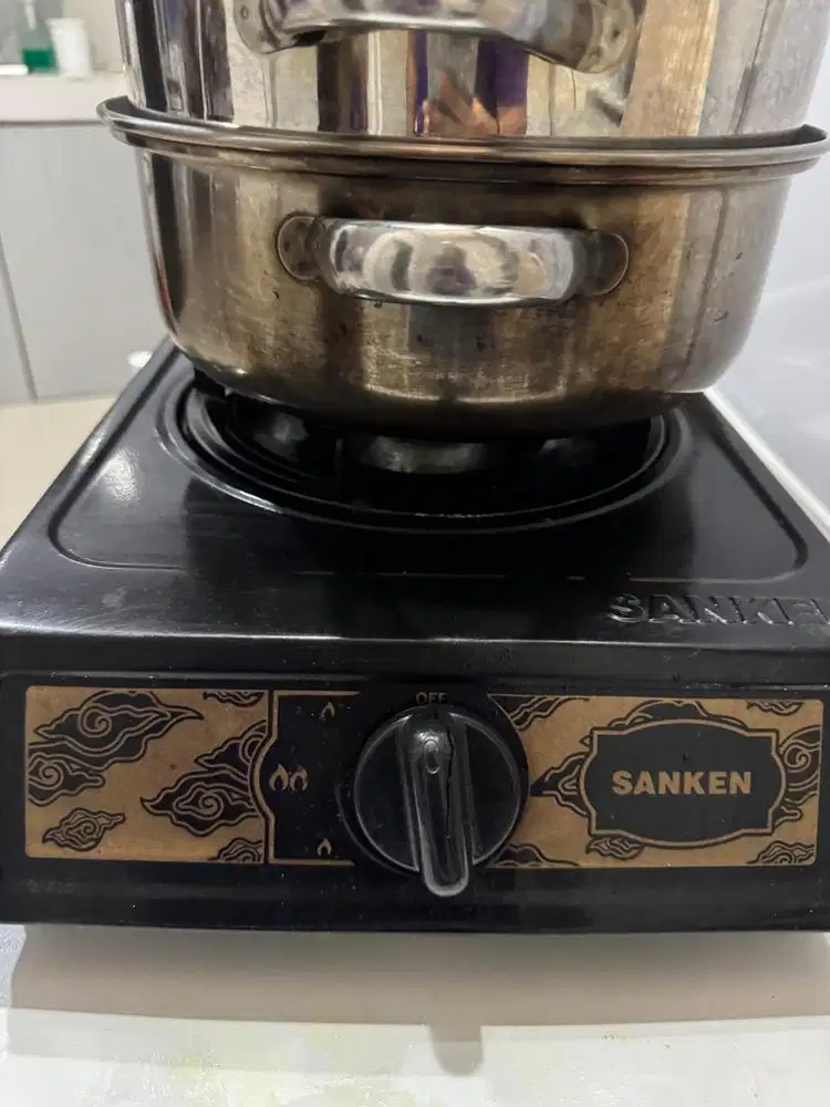 Preloved Kompor Gas 1 Tungku Sanken SG-221T. KUALITAS JEPANG