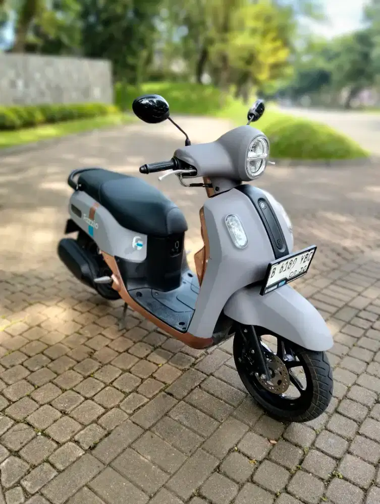 (4bulan pakai) Fazzio Hybrid 2025 Abu pink