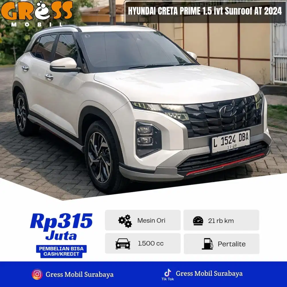 HYUNDAI CRETA TAHUN 2024 LIKE NEW