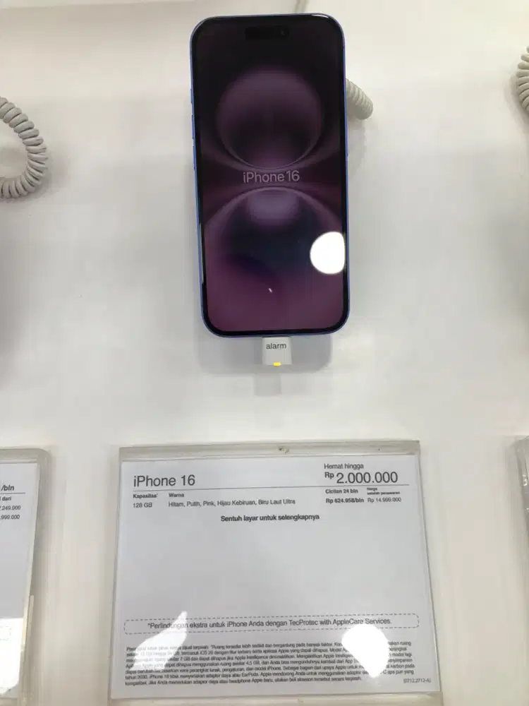 Promo cicilan iPhone 16 Bunga 0% Free 2x cicilan