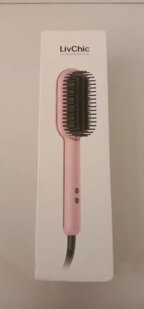 Catokan Sisir LivChic Ionic Hair Straightener Brush