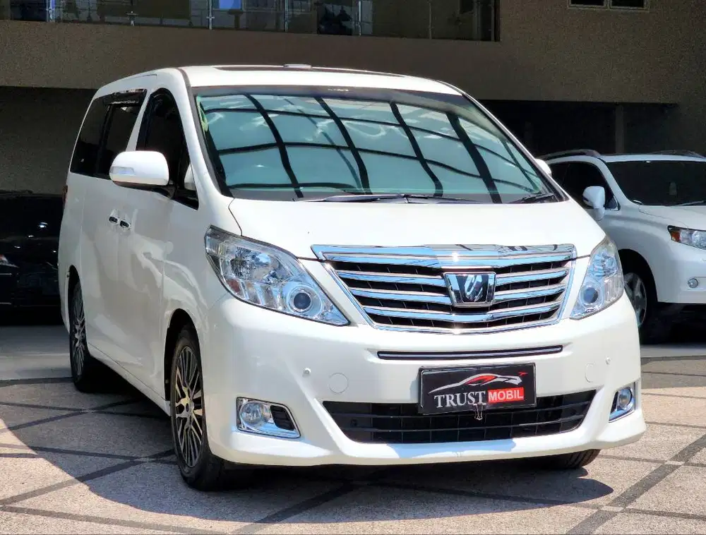 ANTIK!! TOYOTA ALPHARD 2.4 G PILOT SEAT BERYLLIUM SOUND 2014 PUTIH