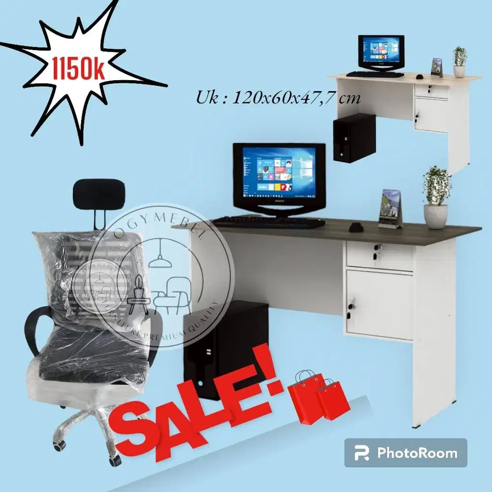 SALE MEJA SET KURSI MANAGER