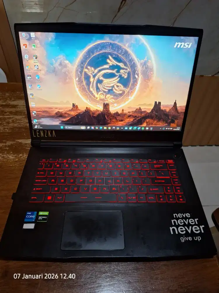 Laptop gaming MSI