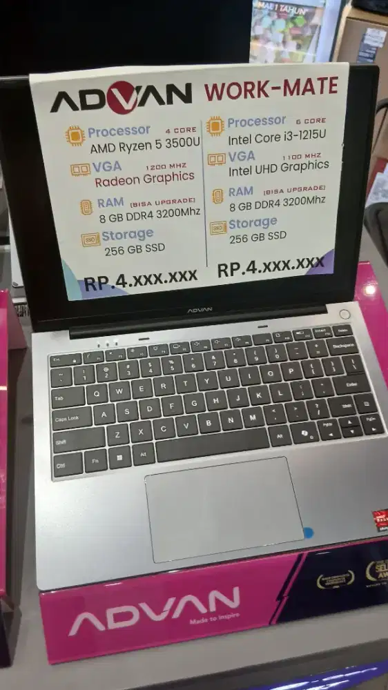 LAPTOP ADVAN BARU